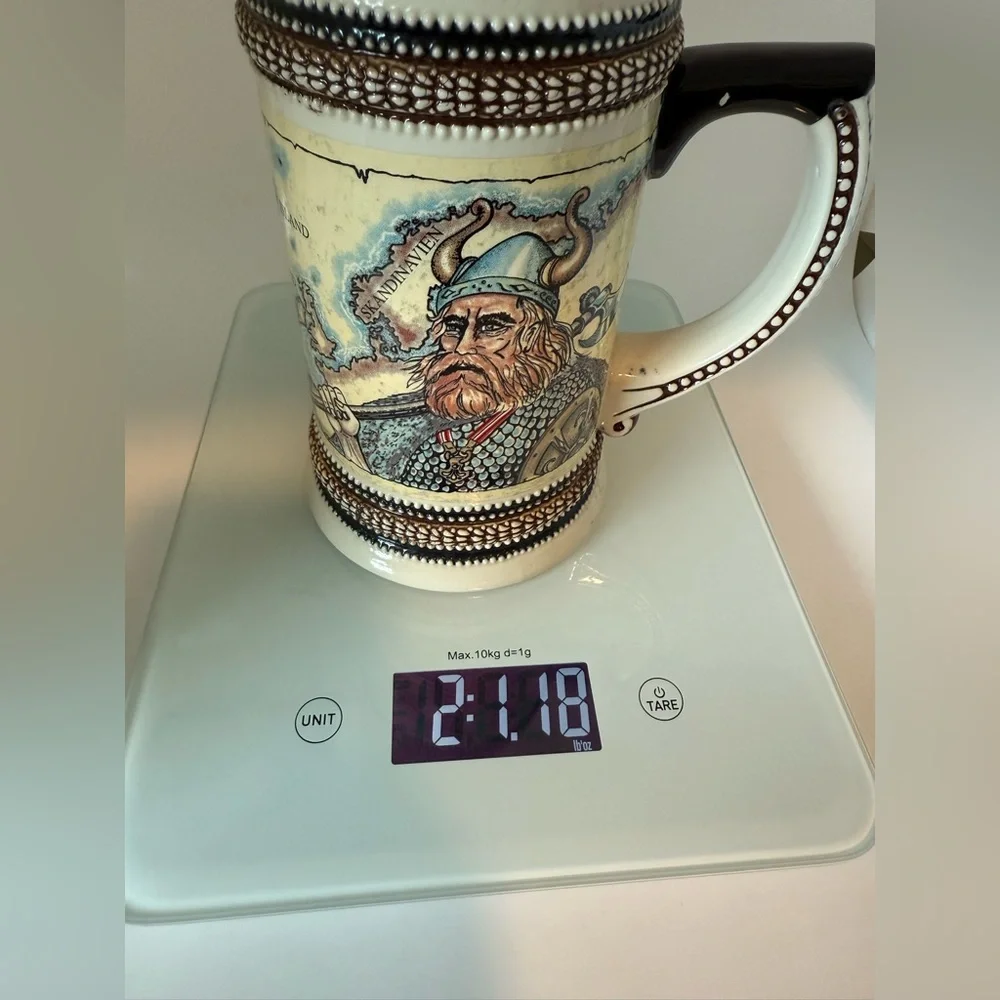 Leif Ericsson‎ German Beer Stein 1989 Coors Beer Stein Limited Edition 17 oz Mug